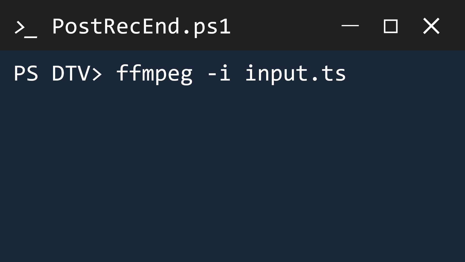 FFmpeg 自動エンコード