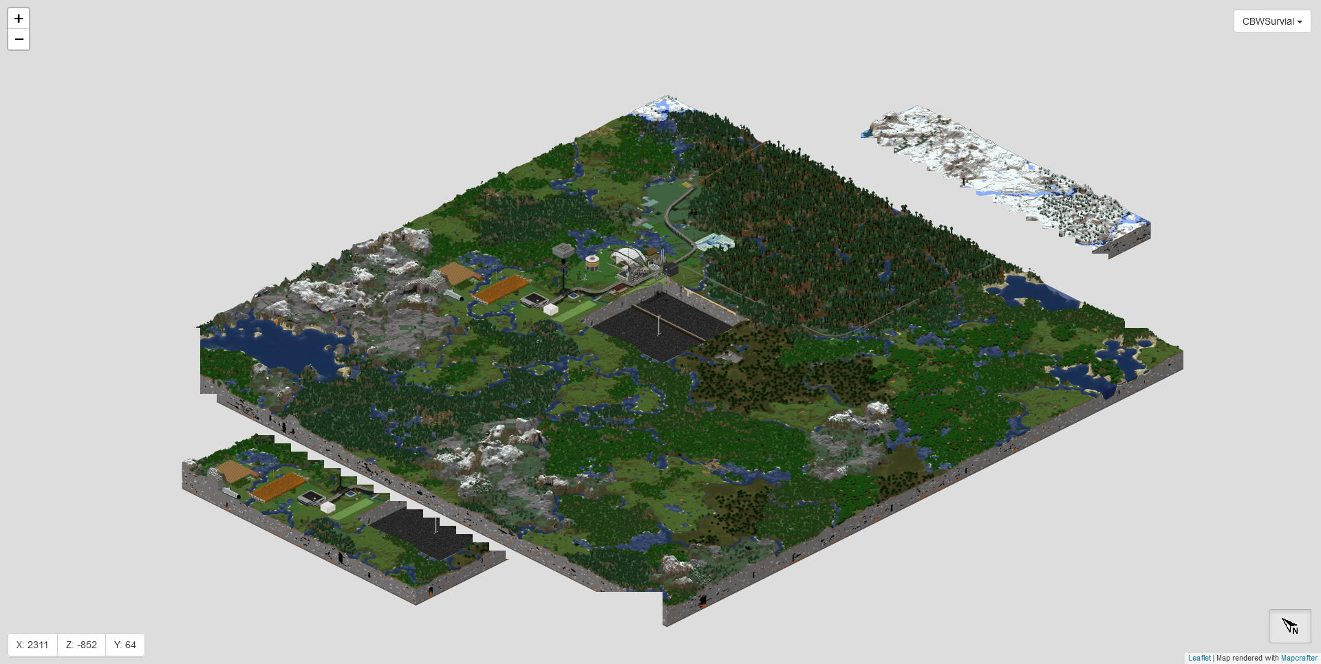 1.15対応 MapcrafterでMinecraftのマップをレンダリングする