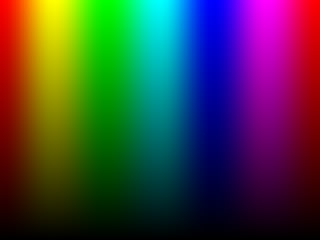 レインボーなグラデーションを表示